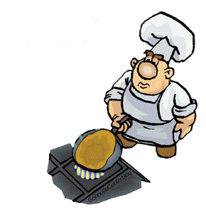 Gif animé Chandeleur crêpes au plafond